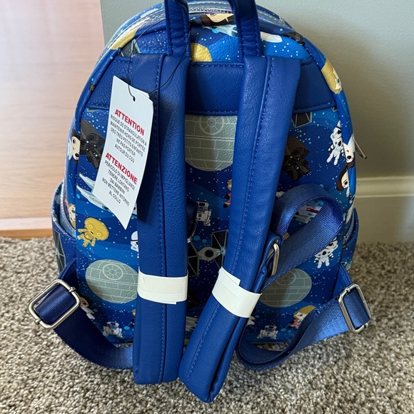 Loungefly Star Wars Chibi Backpack NWT - Picture 3 of 5
